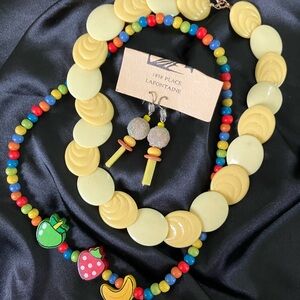 Costume And Handmade Jewelry Bundle 3 Piece Lot